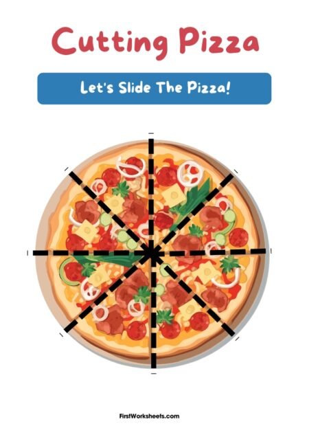 Slicing Pizza Worksheets