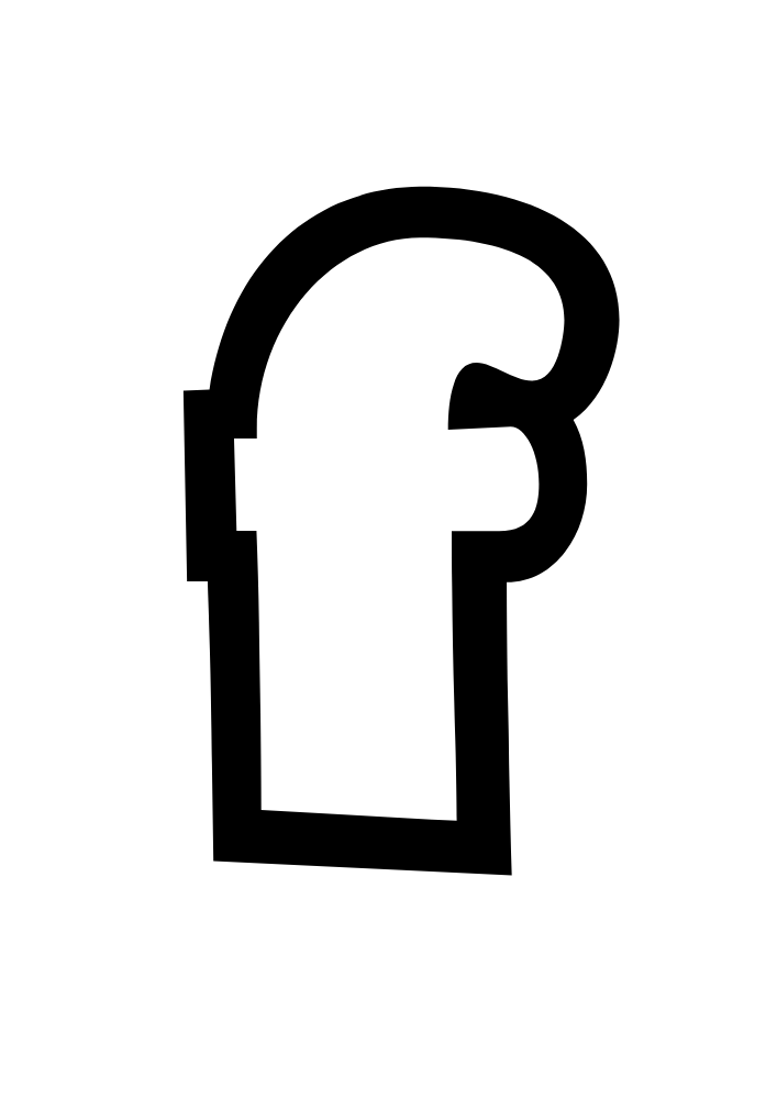 Lowercase Bubble Letter F #1 Lowercase Bubble Letter F #1