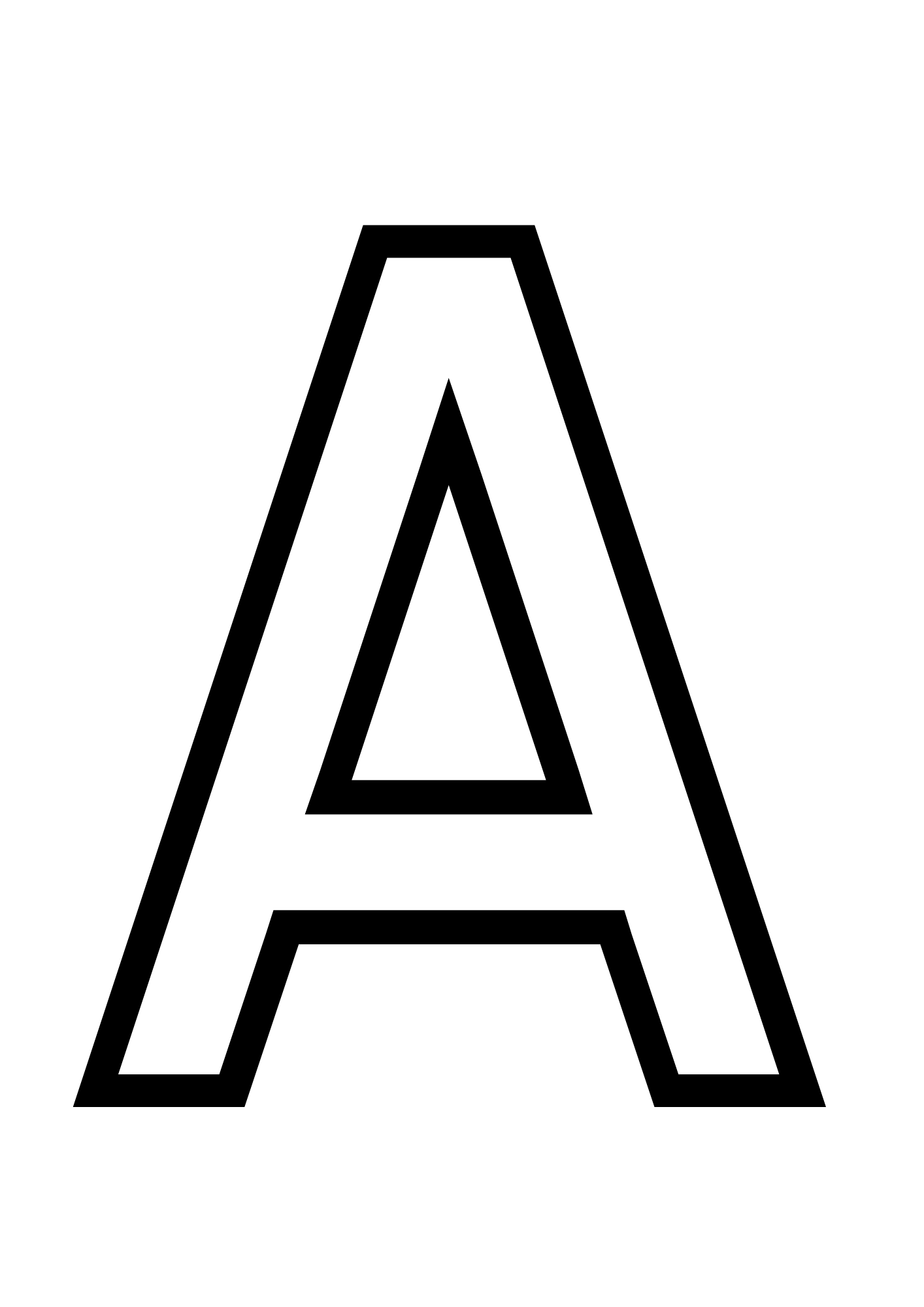 Uppercase Bubble Letter A #18 Uppercase Bubble Letter A #18