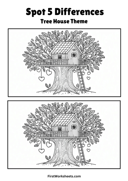 Tree House – Spot Differences