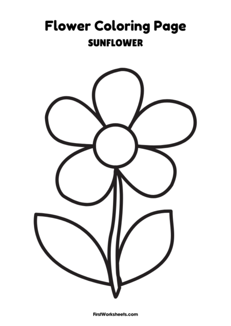 Flower Coloring Pages